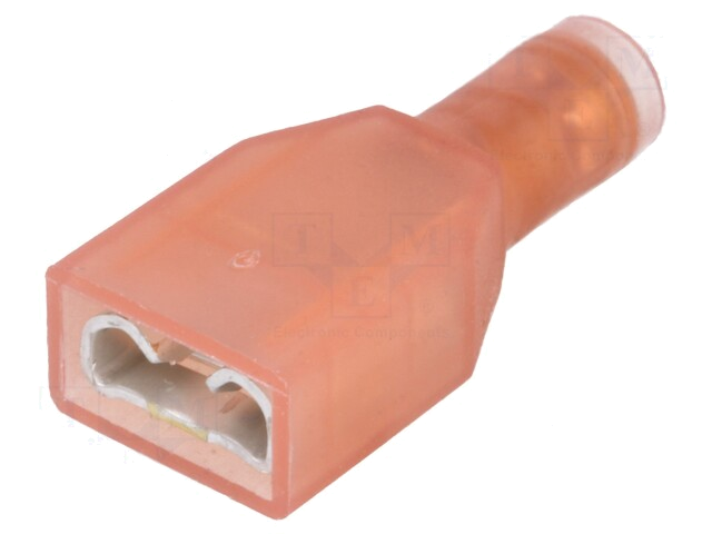 Connector: vlak; 6,3mm; 0,8mm; vrouwelijk; 0,3÷0,75mm2; klemmen Connector: vlak; 6,3mm; 0,8mm; vrouwelijk; 0,3÷0,75mm2; klemmen